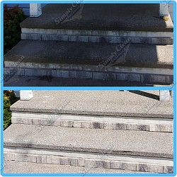 Concrete Step Washing