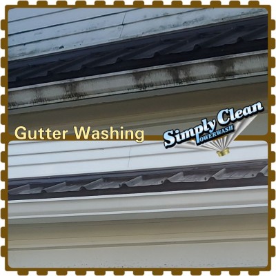 GUTTER WASHING INSIDE AND OUTSIDE