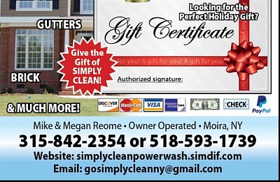 GIFT CERTIFICATES AVAILABLE!